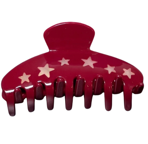 Iconic Burgundy Clawclip